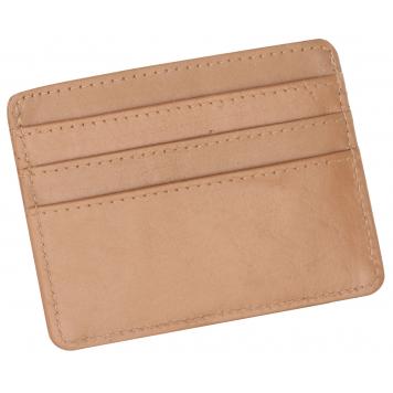 Men Brown Original Leather RFID Card Holder 5 Card Slot...