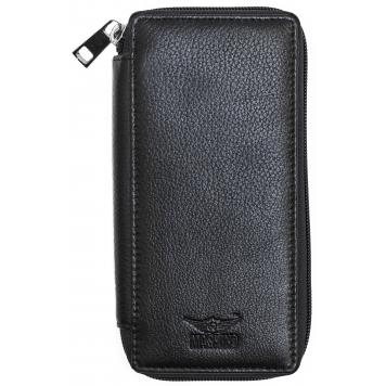 Blackish Genuine NDM leather Bank Locker Key Pouch  Sma...