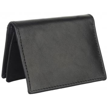 Men Black Pure Leather RFID Card Holder 15 Card Slot 1 ...