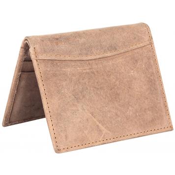 Men Brown Genuine Leather RFID Card Holder 6 Card Slot ...