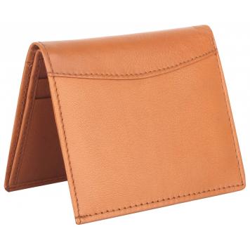 Men Brown Original Leather RFID Card Holder 6 Card Slot...