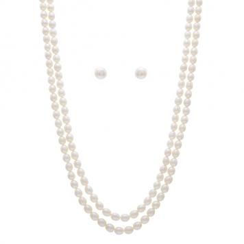 Stylish & Trendy White Freshwater Oval Shape Pearl ...