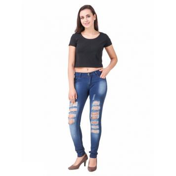 Mesmerising Premium Quality Denim PolyCotton Lycra Jean...