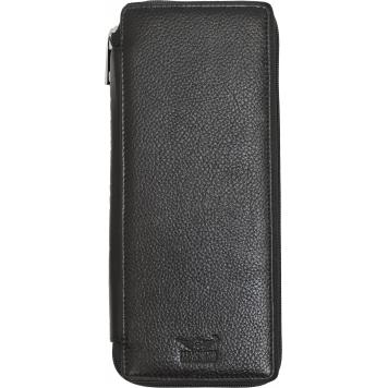 Blackish Genuine NDM leather Bank Locker Key Pouch