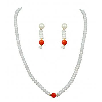 Fancy Red Drop Freshwater Pearl Necklace Set For Women ...