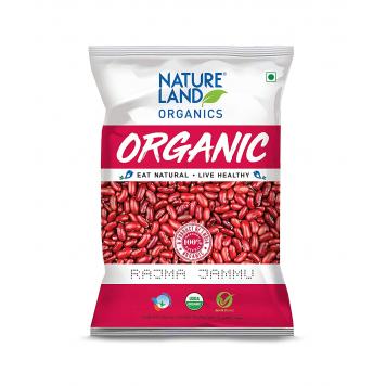 Natureland Organics Rajma Jammu 500 Gm - Organic Health...