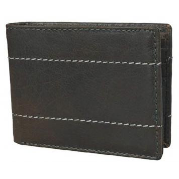 Men Green Original Leather RFID Wallet 10 Card Slot 2 N...